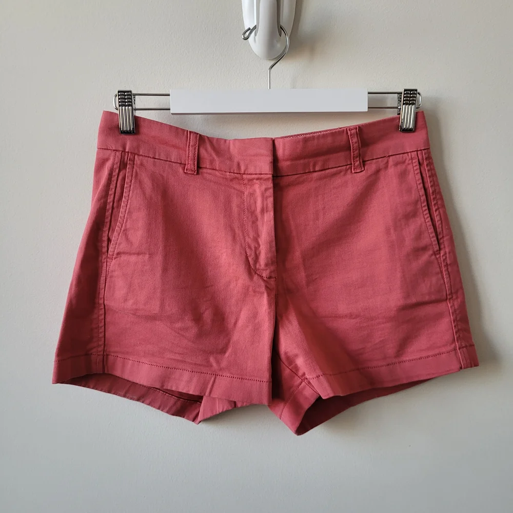 J. Crew Women's Shorts Collection of 4 - Light Pink, Blue, Gray, Pink Size 4